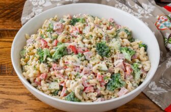 Ham Pasta Salad – Barefeet within the Kitche...
