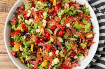Italian Chopped Salad – Barefeet within the ...