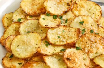 Oven Baked Potato Slices – Spend With Pennie...