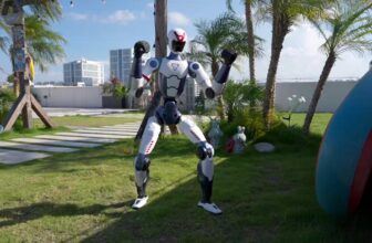 This humanoid robotic can do cartwheels, handstand...