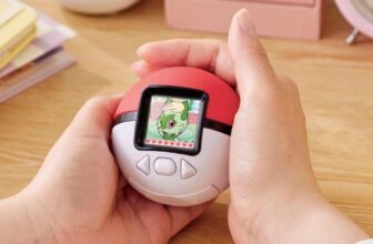 This pettable Poké Ball is a Tamagotchi-style toy...